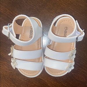 White baby girl shoes